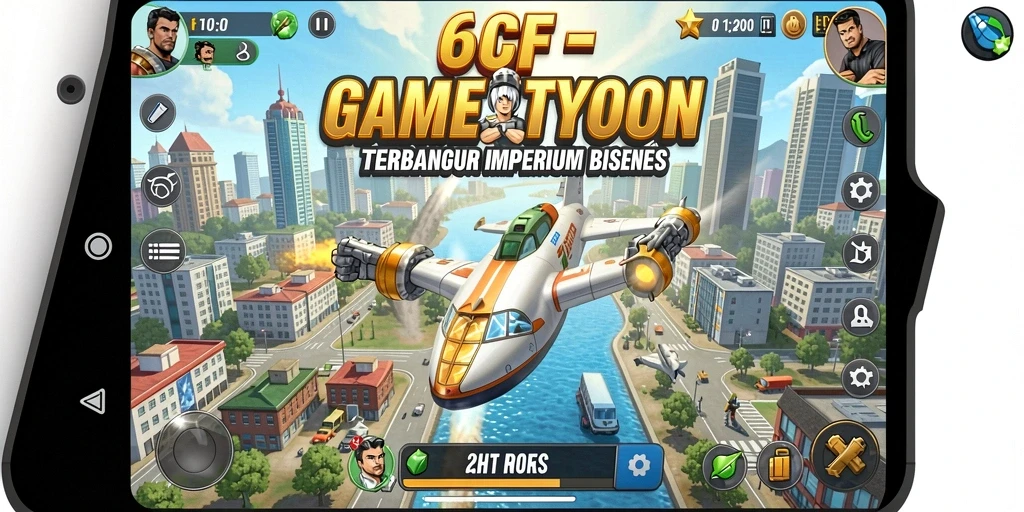 Gameplay seru membangun bisnis di 6CF.