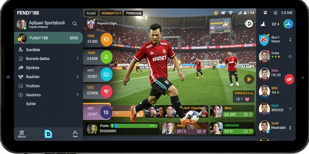 Tampilan utama gameplay FENDY188 dengan berbagai pilihan taruhan olahraga.