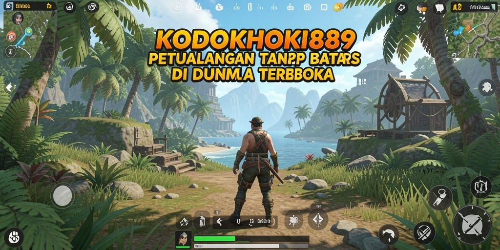 Tampilan gameplay dari KODOKHOKI889 yang mengesankan dalam dunia terbuka.
