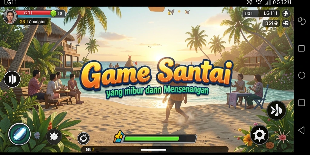 Tangkapan layar yang menampilkan gameplay menarik dan menyenangkan dari LG111.