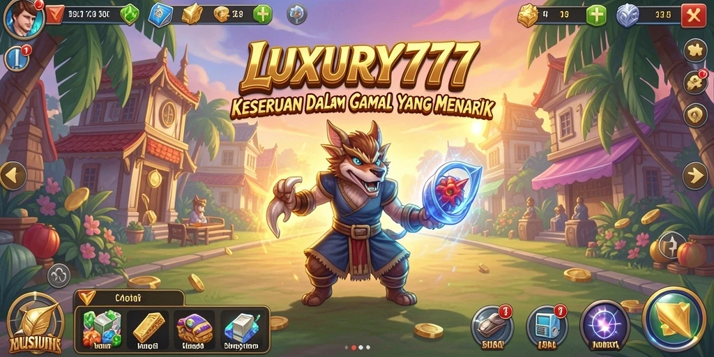 Screenshot dari gameplay seru LUXURY777 yang menarik.