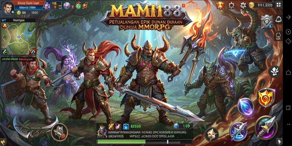 Gameplay seru dalam MAMI188, penuh petualangan dan aksi.