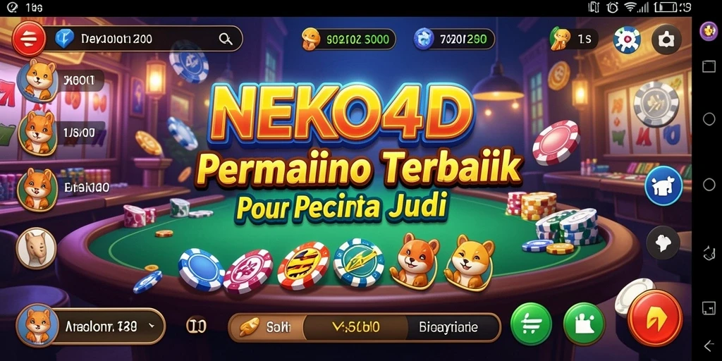 Tampilan gameplay NEKO4D yang menarik dengan berbagai pilihan permainan Kasino.