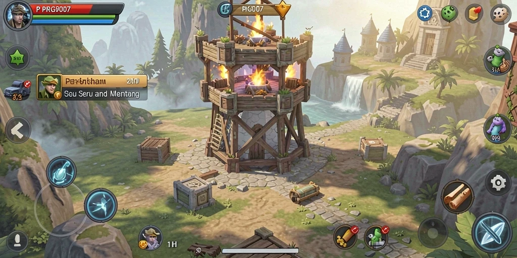 Tampilan gameplay seru dari PRG007 yang menegangkan.