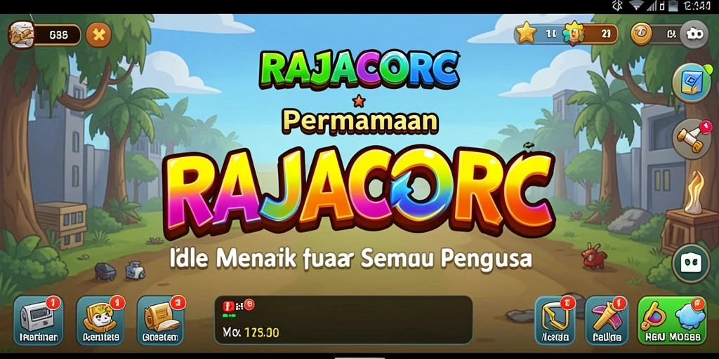 Tampilan gameplay RAJACORC yang memukau dan interaktif.