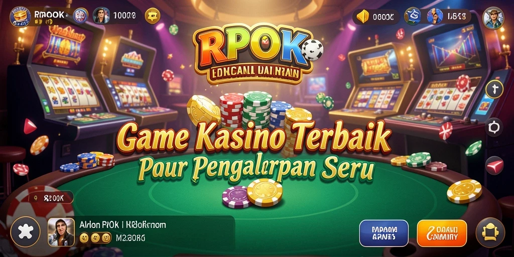 Screenshot gameplay RPOK menunjukkan keseruan permainan Kasino.