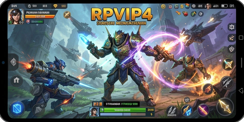 Tampilan gameplay RPVIP4 yang menegangkan dan penuh strategi.