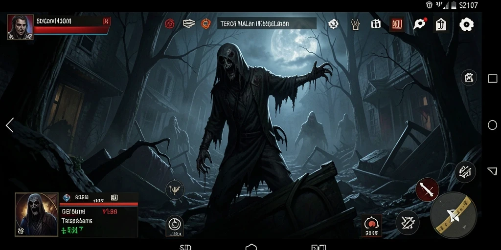 Gameplay menyeramkan dari SD107 dengan atmosfer kegelapan.