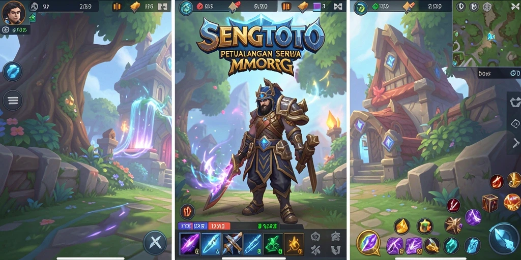 Tampilan gameplay SENGTOTO yang menakjubkan di dunia MMORPG.