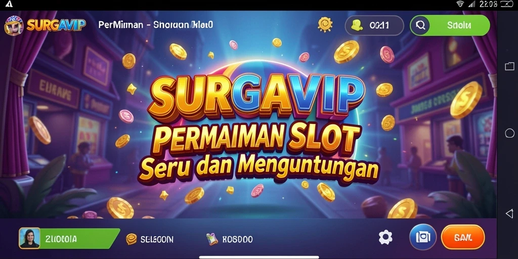 Gameplay seru SURGAVIP dengan grafik slot yang menawan.