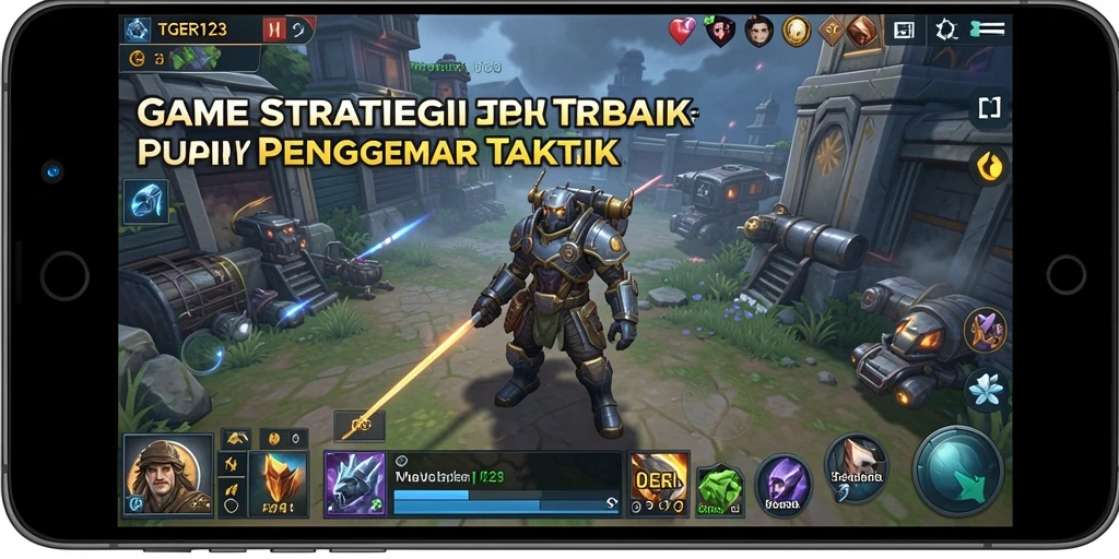 Screenshot gameplay TGER123 menampilkan pertempuran strategis yang mendebarkan.