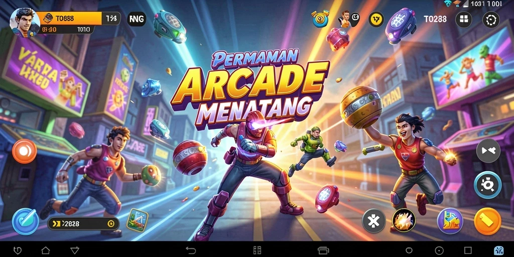 Gameplay dinamis dan adiktif dari TO288 saat dimainkan.